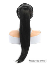 Synthetic Long Straight Hair Ponytail Extension Wig