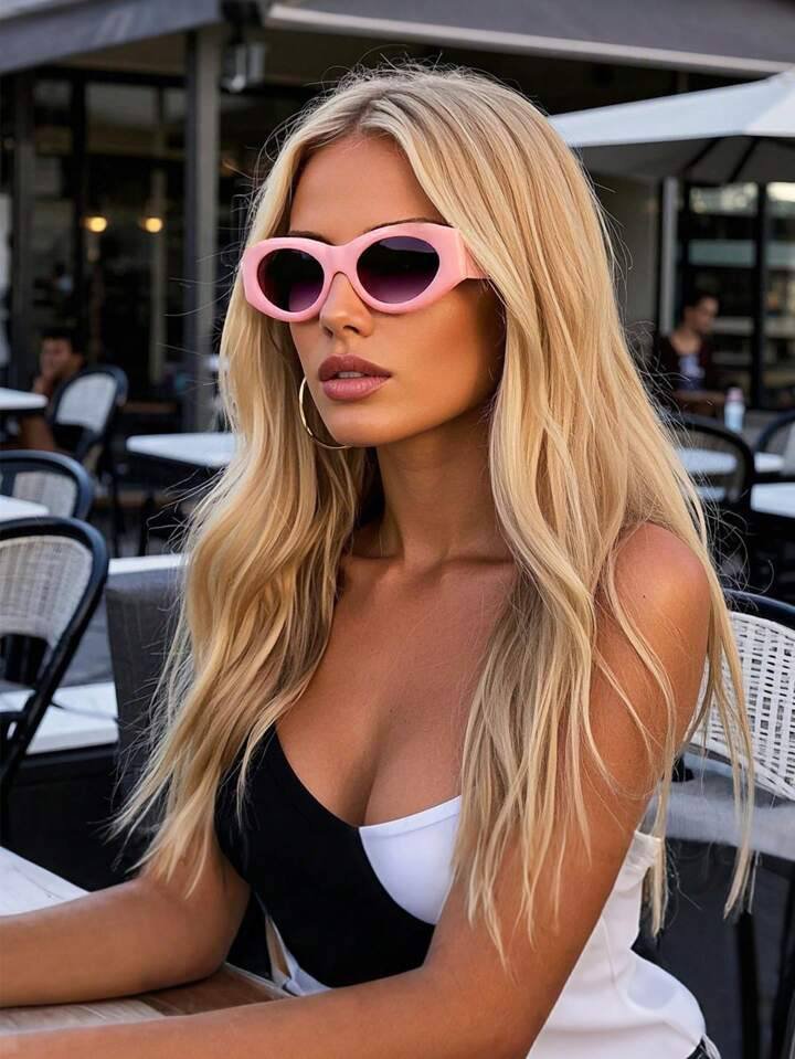 Vintage Cat Eye Frame Fashion Plastic Fashion Glasses
