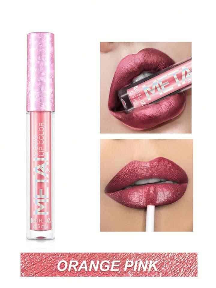 Waterproof Liquid Lipstick,Lip Gloss  Lip Cream Sakura Pink