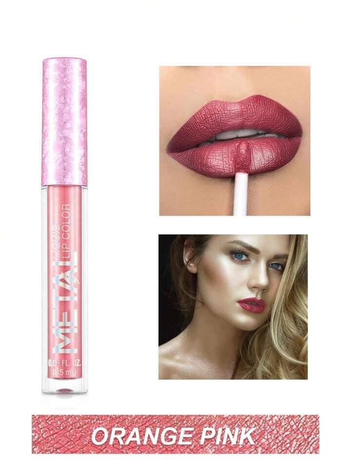 Waterproof Liquid Lipstick,Lip Gloss  Lip Cream Sakura Pink