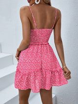Women Casual Sleeveless Floral Dress,Summer For Women