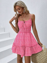 Women Casual Sleeveless Floral Dress,Summer For Women