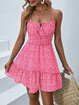 Women Casual Sleeveless Floral Dress,Summer For Women