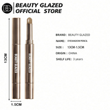 beauty glazed Waterproof Eyeshadow Stick, Pearlescent Shimmery Makeup Effect