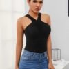 Ruched Halter Top