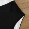 Two Tone One Piece Swimwear
