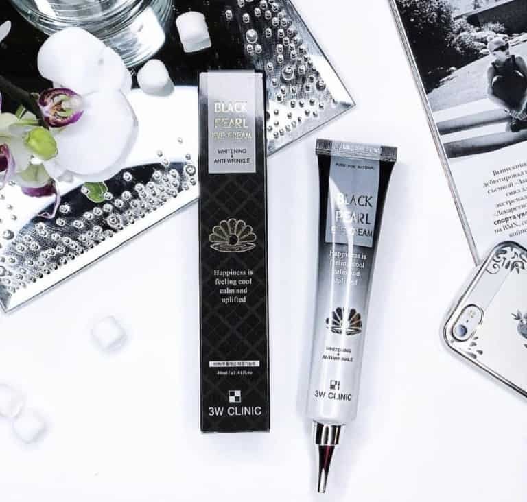 3w Clinic Black Pearl Wrinkle Elasticity Sensitive Whitening Eye Cream40ml