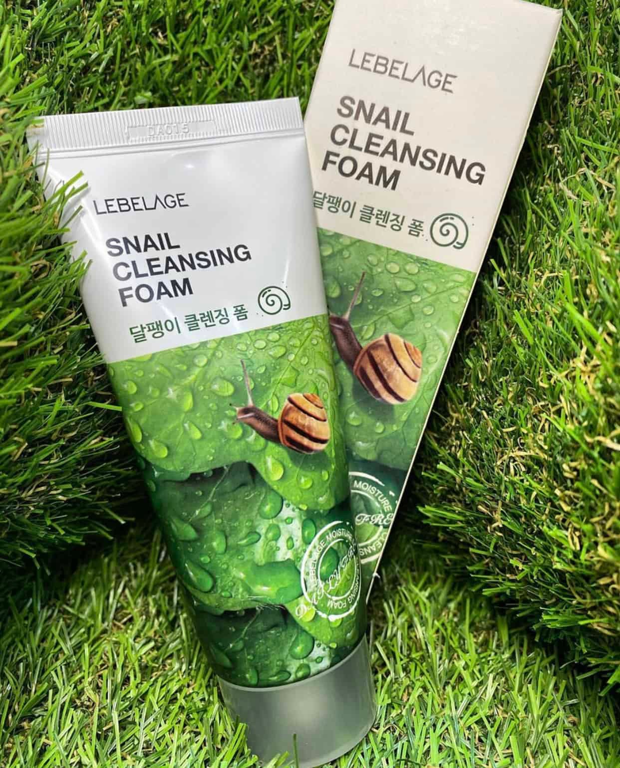Lebelage snail cleansing foam