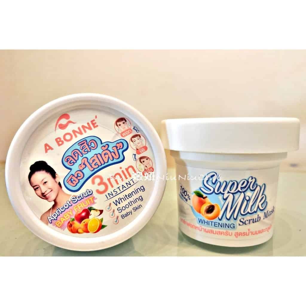 A BONNE Apricot scrub baby fruit(super milk)100% natural