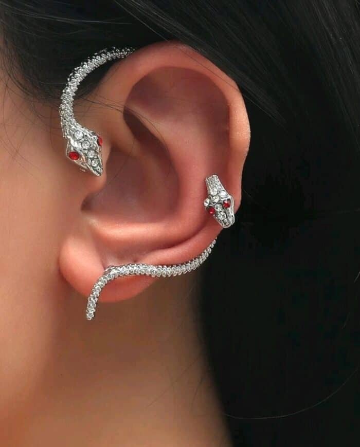 Snake Design Ear Wrap