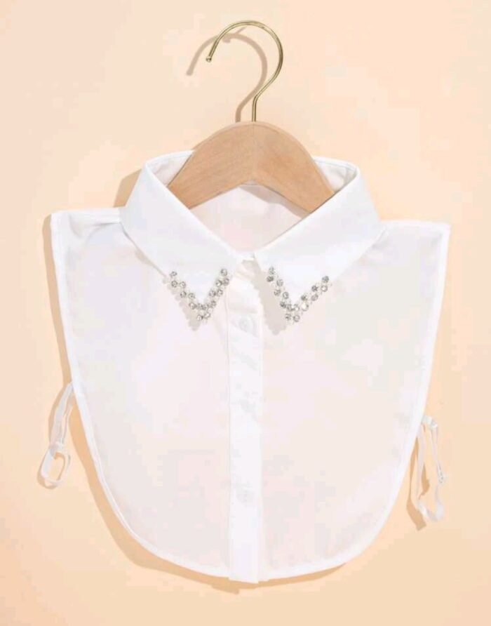 Rhinestone Decor Dickey Collar