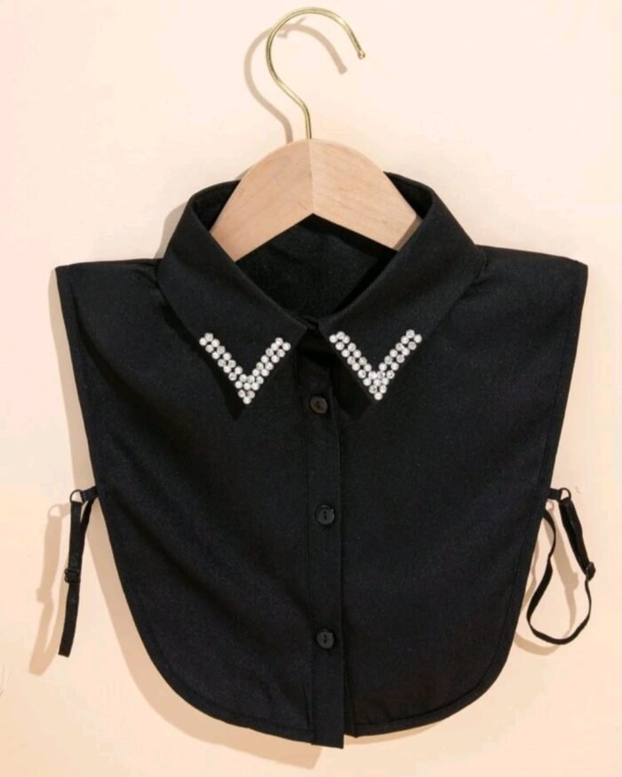 Rhinestone Decor Dickey Collar