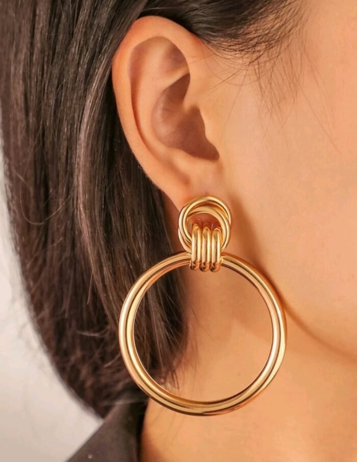 Circle Drop Earrings