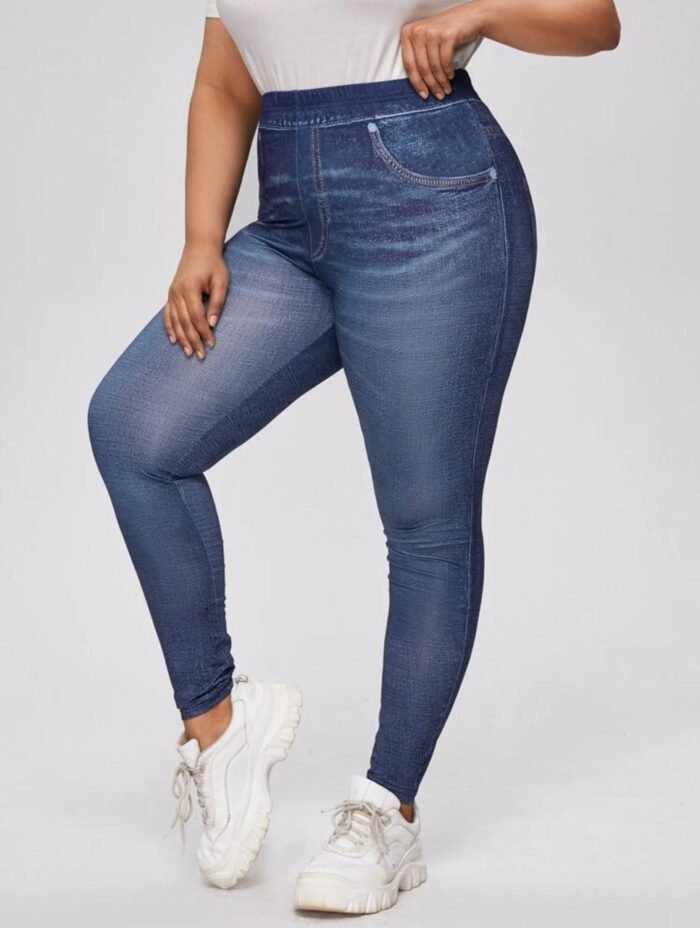 Plus High-rise Leggings