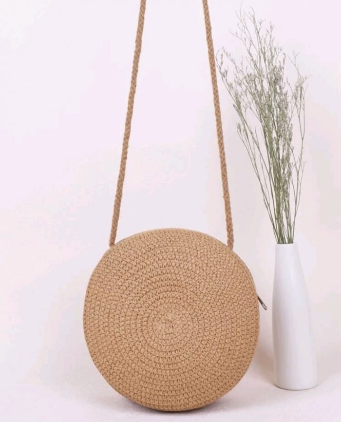 Straw Circle Bag