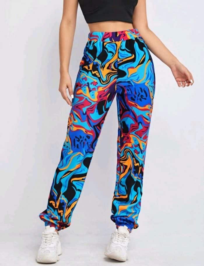 SHEIN Random Print Sweatpants