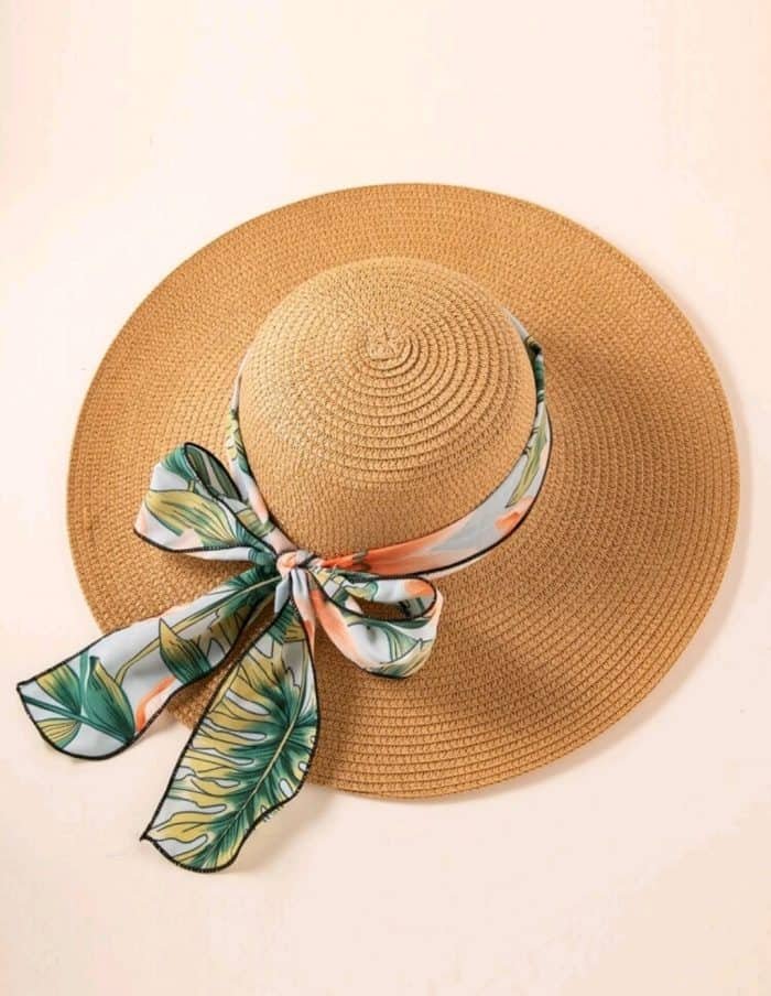 Bow Tie Straw Hat