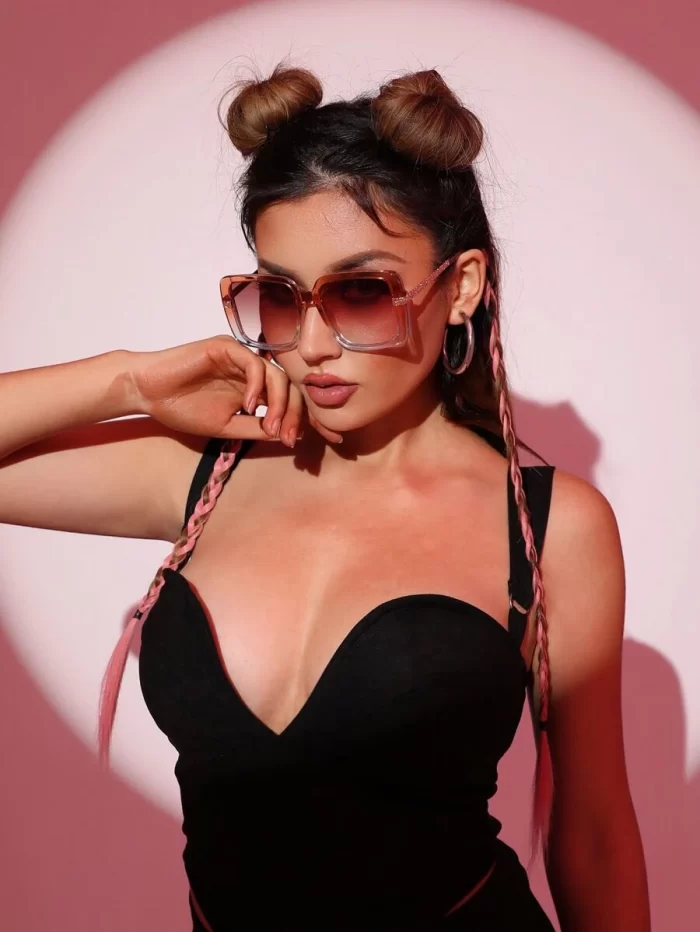 Ombre Lens Fashion Glasses