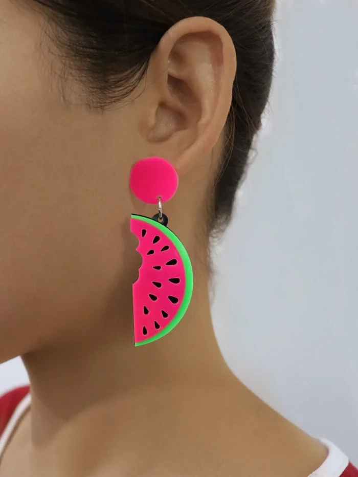 Fruit Design Drop Earrings