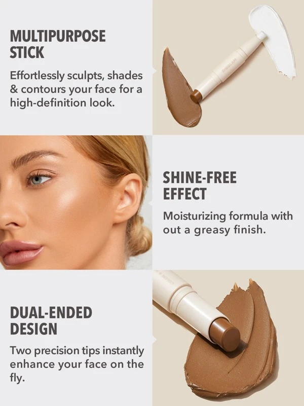 SHEGLAM Color & Sculpt Stick - Nude & Cocoa - Image 7