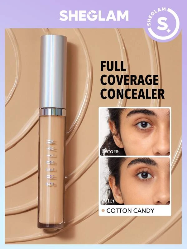 SHEGLAM 12-Hr Full Coverage Concealer - Cotton Candy ⋆ Women's Store