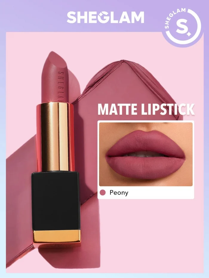 SHEGLAM Matte Allure Lipstick - Peony
