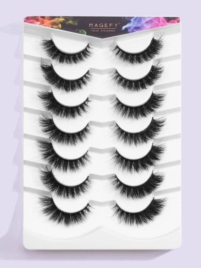 7pairs Volumized False Eyelashes