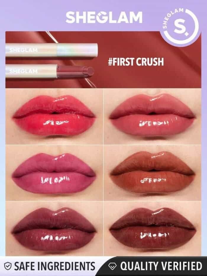 SHEGLAM Pout-Perfect Shine Lip Plumper-First Crush