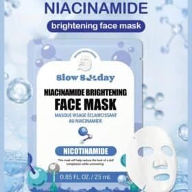 SlowSunday Hydrating Face Masks, Niacinamide