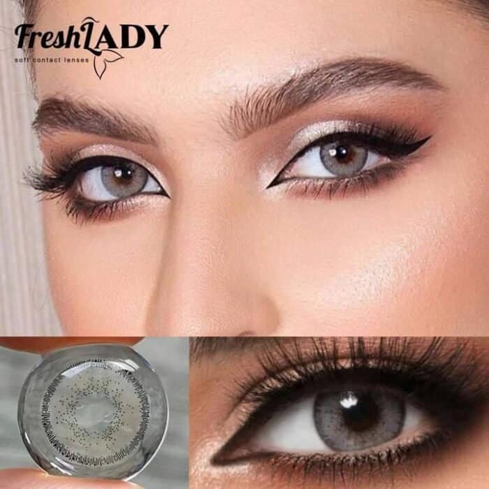 Freshlady Elegant Mist Colored Contact Lenses Grey 1 Year