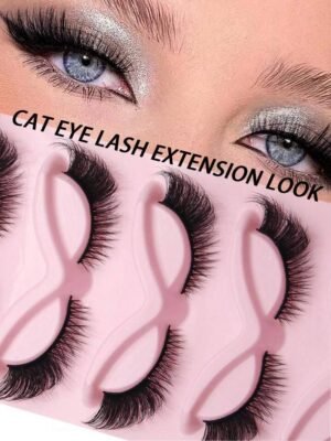 False Eyelashes,5Pairs Cat Eye  Lashes