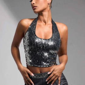 SHEIN BAE Women's Silver Fashionable And Versatile Outing