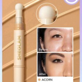 SHEGLAM Complexion Boost Concealer-Acorn Sponge-Head Applicator Matte Liquid Concealer