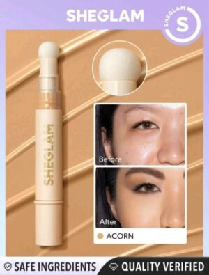 SHEGLAM Complexion Boost Concealer-Acorn Sponge-Head Applicator Matte Liquid Concealer