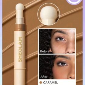 SHEGLAM Complexion Boost Concealer-Caramel Sponge-Head Applicator Matte Liquid Concealer Long Lasting