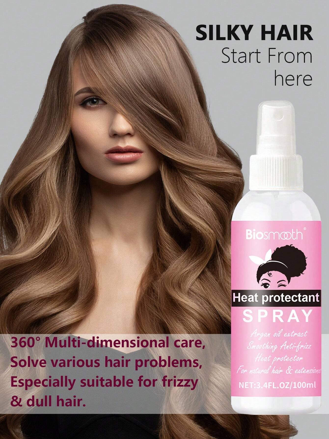 100ml Heat Protectant Spray For Hair – Professional Grade Thermal Protecto - Image 3