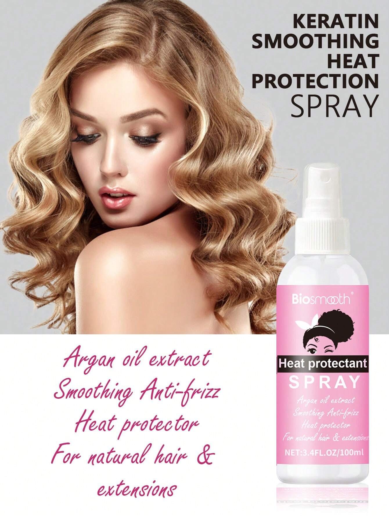 100ml Heat Protectant Spray For Hair – Professional Grade Thermal Protecto - Image 2