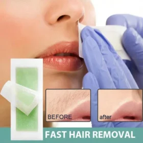 10PCS Facial Wax Strips Painless Facial Hair Removal For Women-For Eyebrow