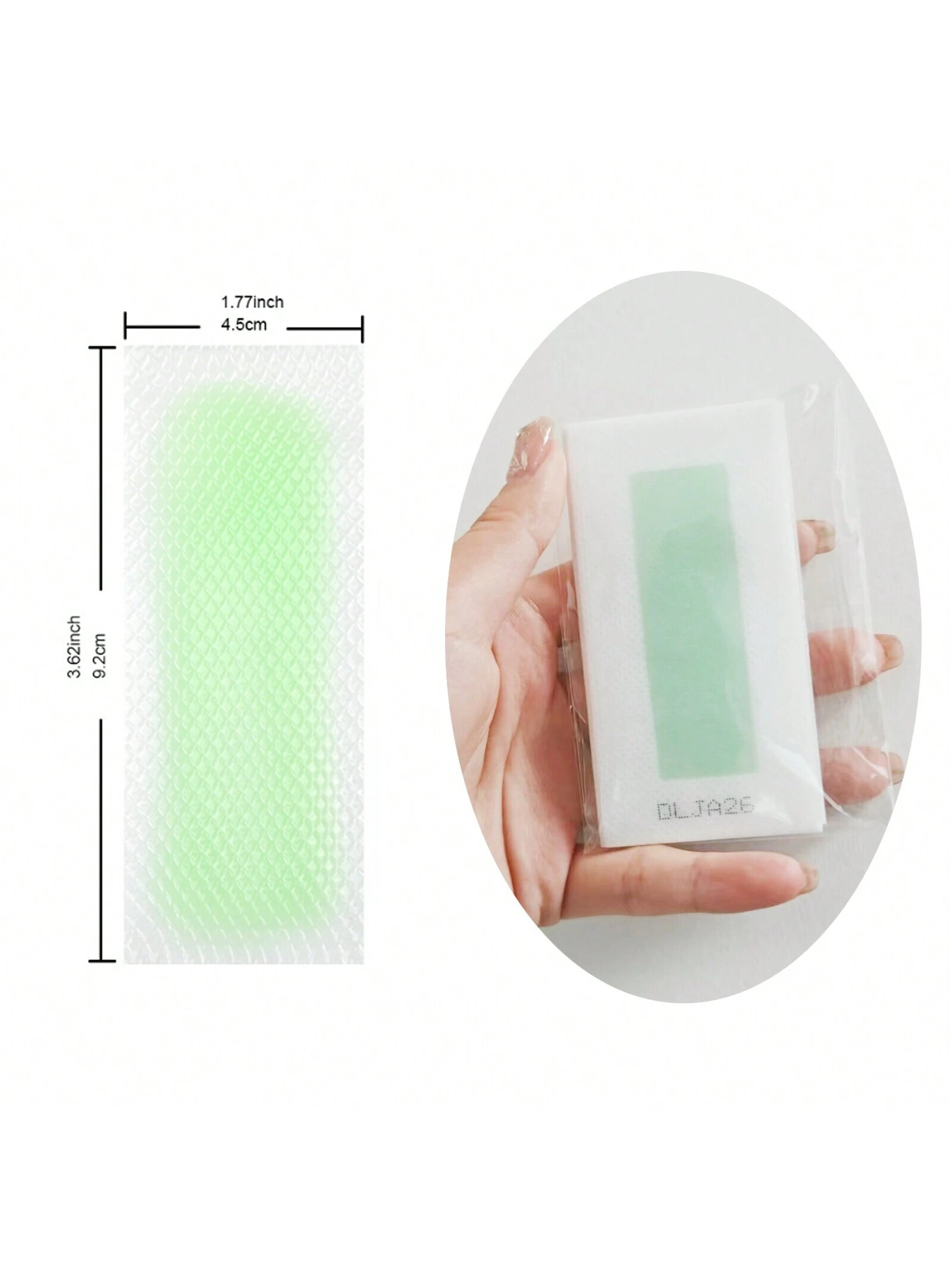 10PCS Facial Wax Strips Painless Facial Hair Removal For Women-For Eyebrow - Image 7