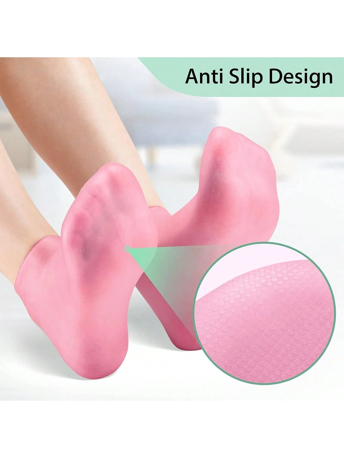 1pc Moisturizing Exfoliating Socks - Image 2