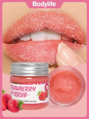 25g Strawberry Lip Scrub, Rich Strawberry Fragrance