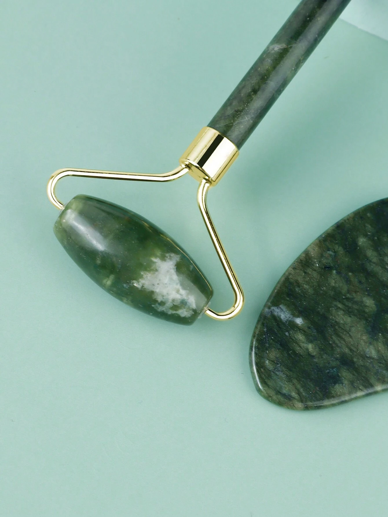 2pcs/Set Facial Massage Roller Set With Double - Image 2