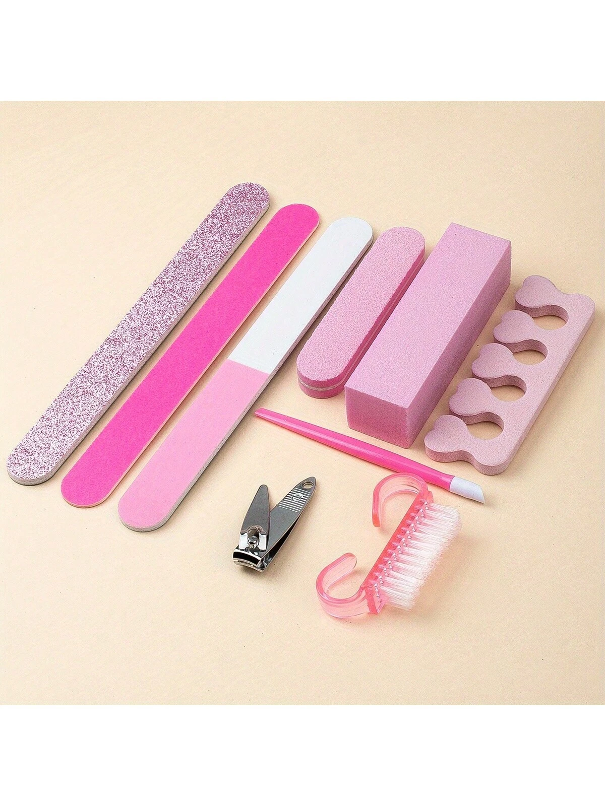 9pcs Nail Buffer Starter Kit Professional Nail File Block Nail Sanding Polishing Manicure Tool Set