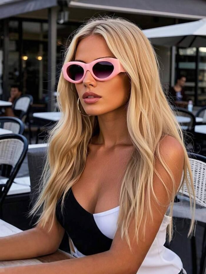 Vintage Cat Eye Frame Fashion Plastic Fashion Glasses