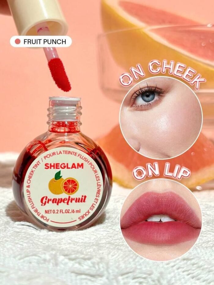 SHEGLAM For The Flush Lip & Cheek Tint-Fruit  Finish Lip Tint Easy