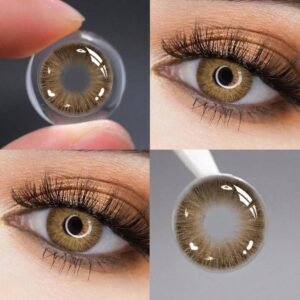 1 Pair Colored Contact Lenses Brown