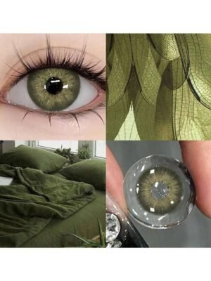 2 Pieces Color Soft Contact Lenses, Of Annual Disposable Annual ,14.5mm