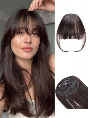 1pc Synthetic Air Bangs Wigs Heat Resistant Hairpieces Hair Women Girl