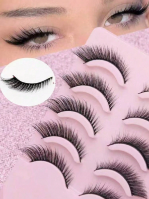 5 Pairs Natural Fluffy Soft 3D Mink Eyelashes