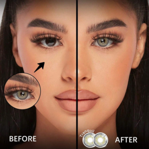 1 Pair Soft Colored Contact Lenses 1 Year Disposable Fashion Makeup Lenses Halloween